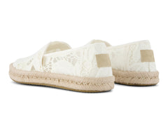 Alpargata Rope 2.0 Egret Floral Crochet