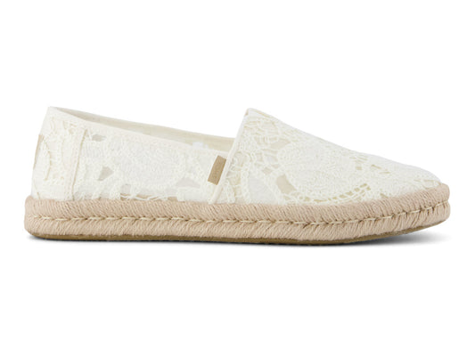 Alpargata Rope 2.0 Egret Floral Crochet