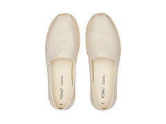 Alpargata Rope Natural Recycled Cotton Slubby Woven