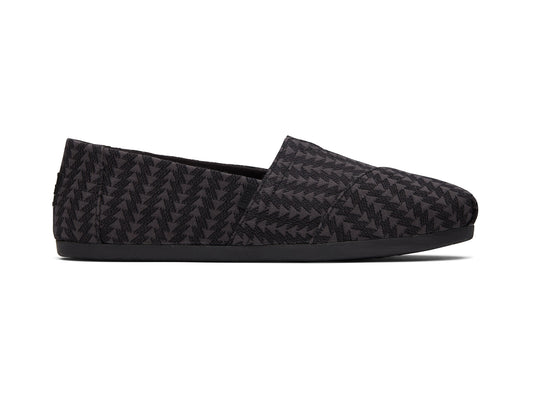 Alpargata Black Triangle Woven