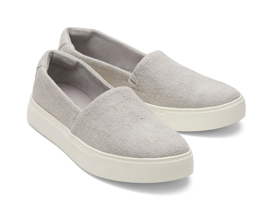 Kameron Drizzle Grey Two Tone Slub