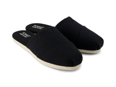 Alpargata Mule Black Heritage Canvas