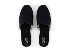 Alpargata Mule Black Heritage Canvas