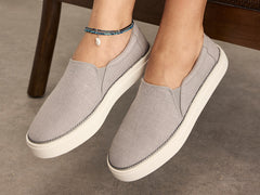 Emily Drizzle Grey Heritage Canvas