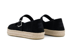 Carolina Mary Jane Black Suede