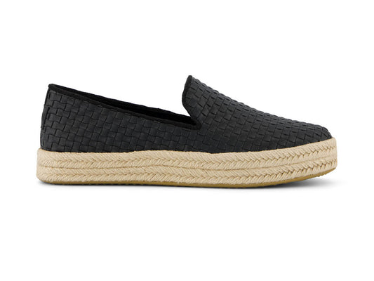 Carolina Black Woven Basket PU