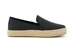 Carolina Black Woven Basket PU