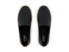 Carolina Black Woven Basket PU