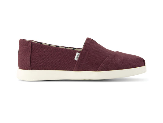 Alpargata Plus Dark Burgundy Heritage Canvas