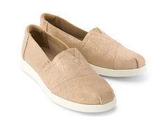 Alpargata Plus Bronze Metallic Crosshatch Suede
