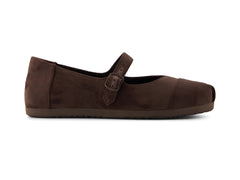 Alpargata Mary Jane Chocolate Brown Premium Velvet