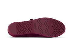 Alpargata Mary Jane Dark Burgundy Premium Velvet