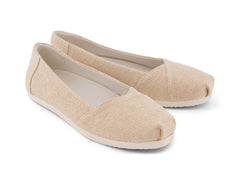 Alpargata Ballet Champagne Tonal Sparkle Woven