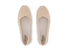 Alpargata Ballet Champagne Tonal Sparkle Woven