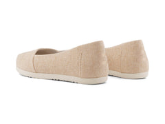 Alpargata Ballet Champagne Tonal Sparkle Woven