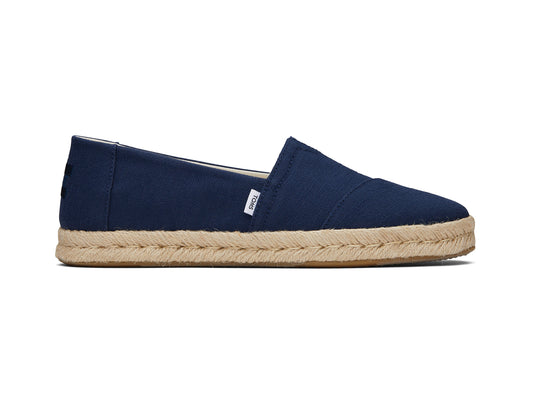 Alpargata Rope 2.0 Navy Recycled Cotton Slubby Woven