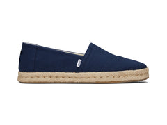 Alpargata Rope 2.0 Navy Recycled Cotton Slubby Woven