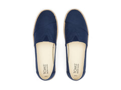 Alpargata Rope 2.0 Navy Recycled Cotton Slubby Woven