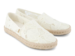 Alpargata Rope 2.0 Egret Floral Crochet