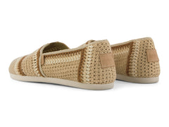 Alpargata Almond Multi Engineered Crochet