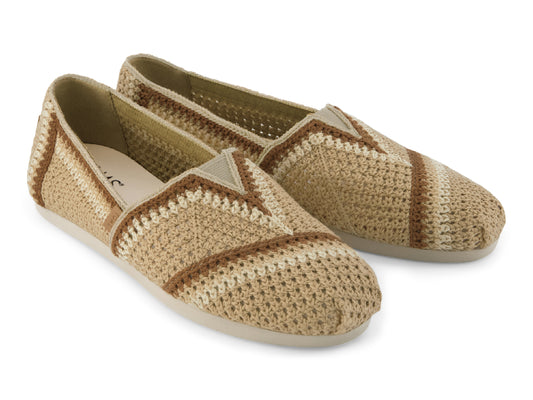 Alpargata Almond Multi Engineered Crochet