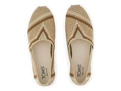 Alpargata Almond Multi Engineered Crochet