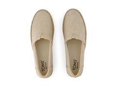 Valencia Champagne Glimmer Slub Canvas