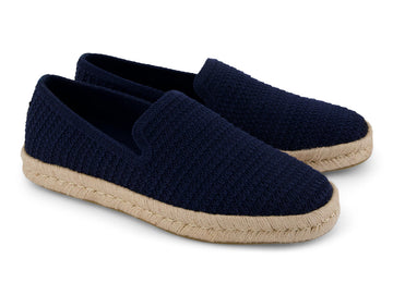 Santiago Navy Engineered Matte Mesh