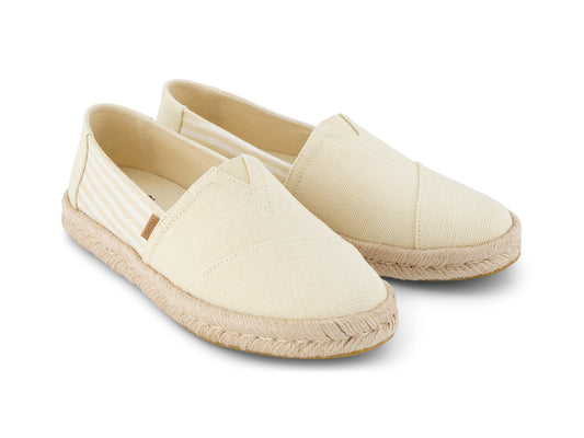 Alpargata Rope 2.0 Beige Heritage Canvas Woven Stripe