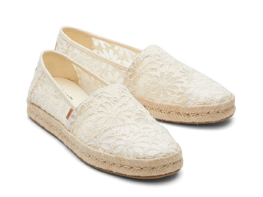 Alpargata Rope Sole 2.0 Natural Floral Lace