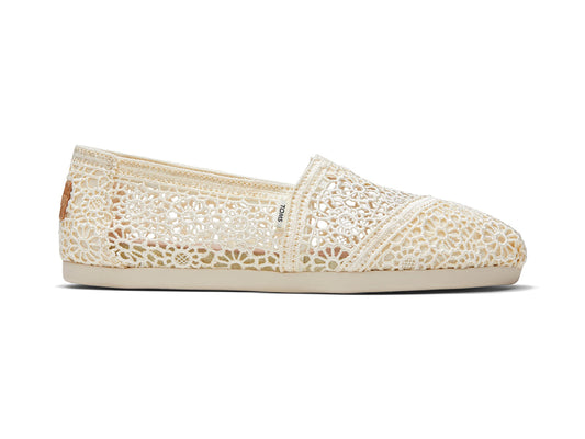 Alpargata Natural Moroccan Crochet