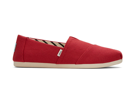 Alpargata Red Recycled Cotton Canvas