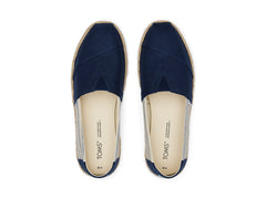 Alpargata Rope Navy Recycled Cotton University Stripes