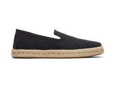 Santiago Black Recycled Cotton Canvas