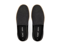 Santiago Black Recycled Cotton Canvas