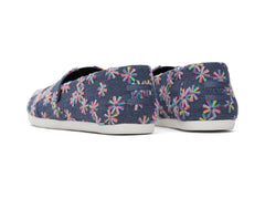 Alpargata Navy Multi Embroidered Floral