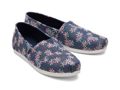 Alpargata Navy Multi Embroidered Floral
