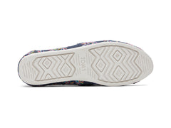 Alpargata Navy Multi Embroidered Floral
