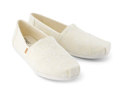 Alpargata Natural Embroidered Floral