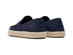 Alonso Loafer Rope Navy Heritage Canvas-Suede