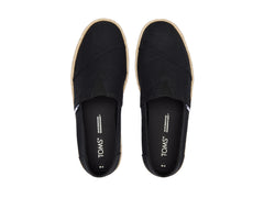 Alpargata Rope 2.0 Black Recycled Cotton Slubby