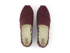 Alpargata Deep Burgundy Heritage Canvas