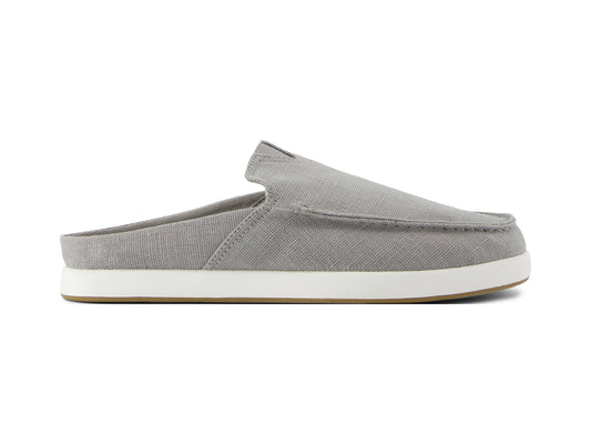 Alonso Mule Drizzle Grey Heritage Canvas