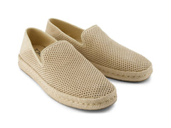 Santiago Almond Perforated Suede