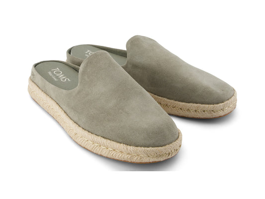 Santiago Mule Vertiver Grey Suede