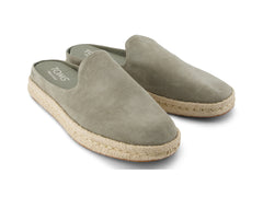 Santiago Mule Vertiver Grey Suede