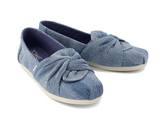 Alpargata Dark Sky Textured Denim Knot