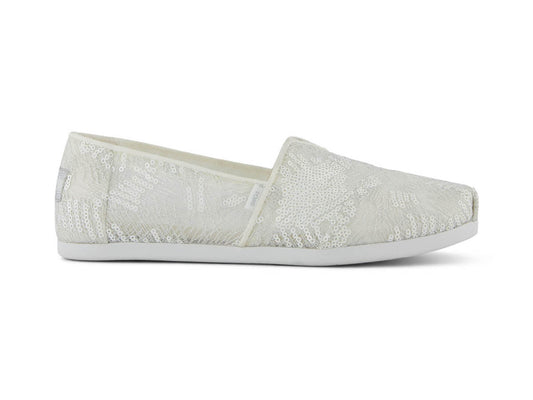 Alpargata Blanco Sequin Mesh