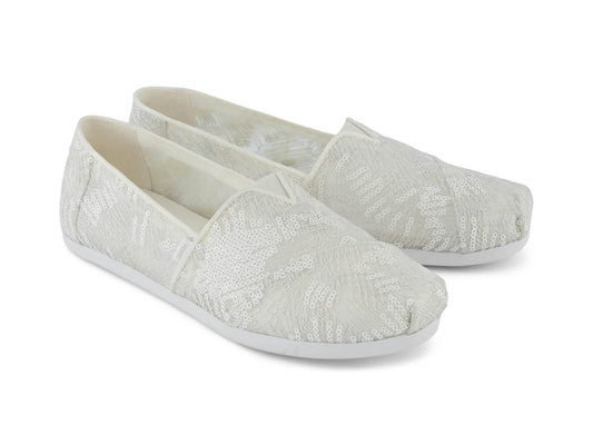 Alpargata Blanco Sequin Mesh