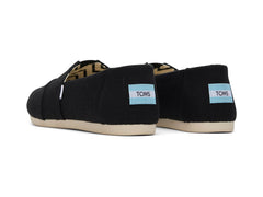 Alpargata Black Recycled Cotton Canvas